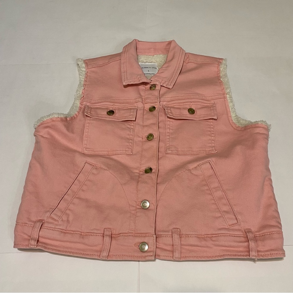 Celebrity Pink jeans vest size large